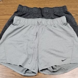 Bundle 2 Pair Nike Women's Dri-Fit Athletic Shorts, Sz S